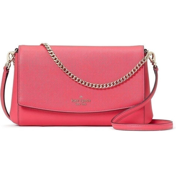 KATE SPADE Pink Greer convertible crossbody/shoulder bag NWT Barbie Cote perfect - Picture 11 of 14